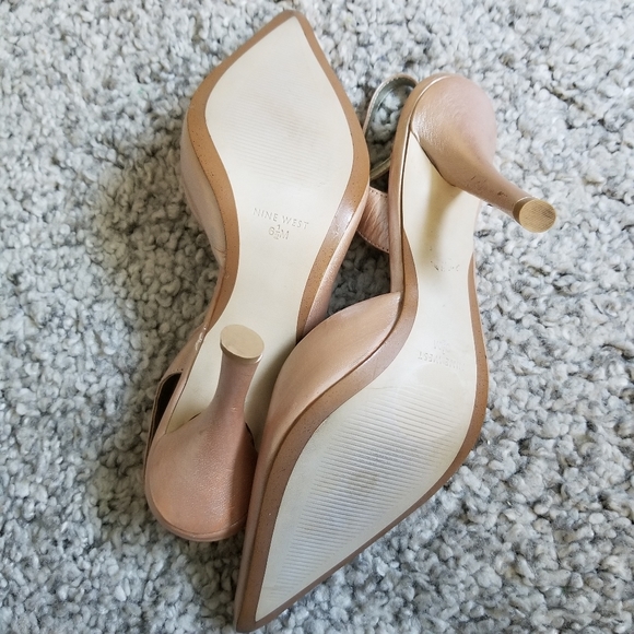 Nine west kitten heels color: blush 6.5 - Picture 2 of 6